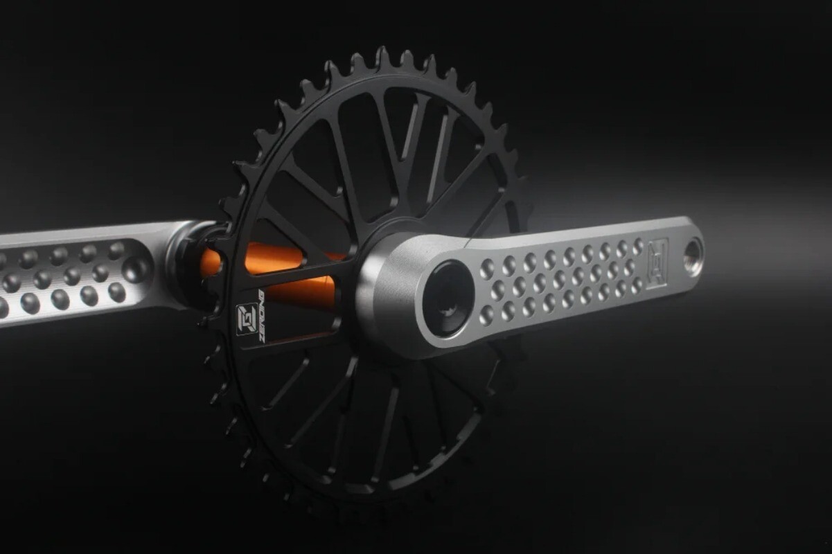 165/170/175mm Gravel Road Folding Bicycle Crankset with Single Chainring 40-46T