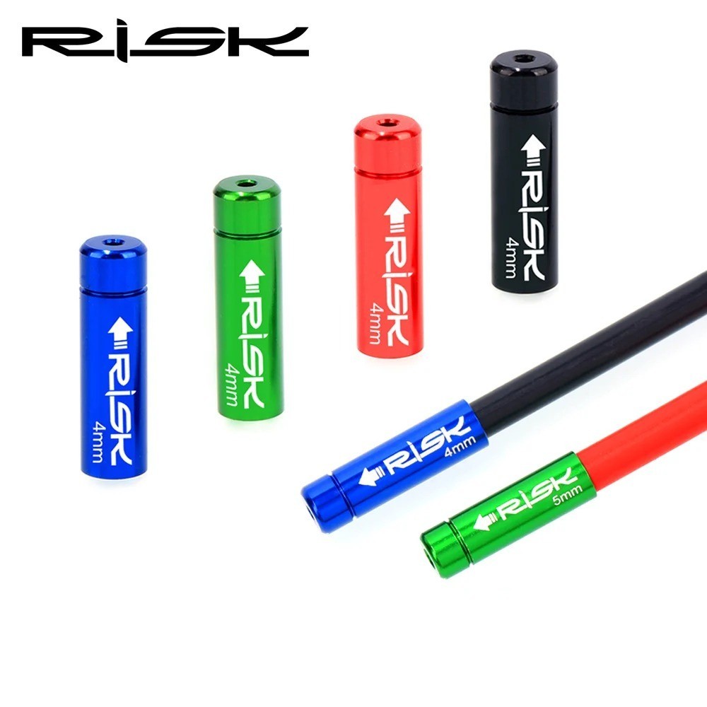 10PCS Alloy Bike Cable End Caps 5mm Brake 4mm Shift Dust Covers