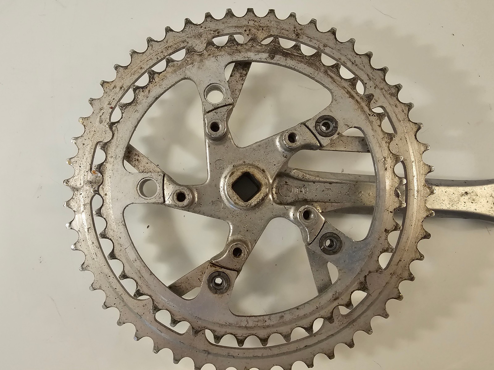 Sakae CR Bicycle Crankset..Double… 52 – 42 Teeth. Bike….170mm…Silver