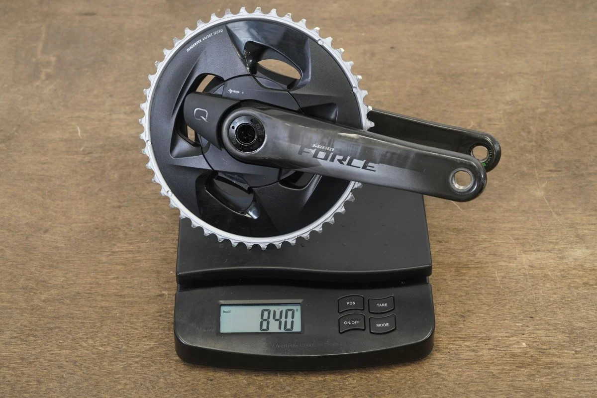 172.5mm 48/35T DUB SRAM Force AXS D1 Quarq Power Meter Crankset 840g