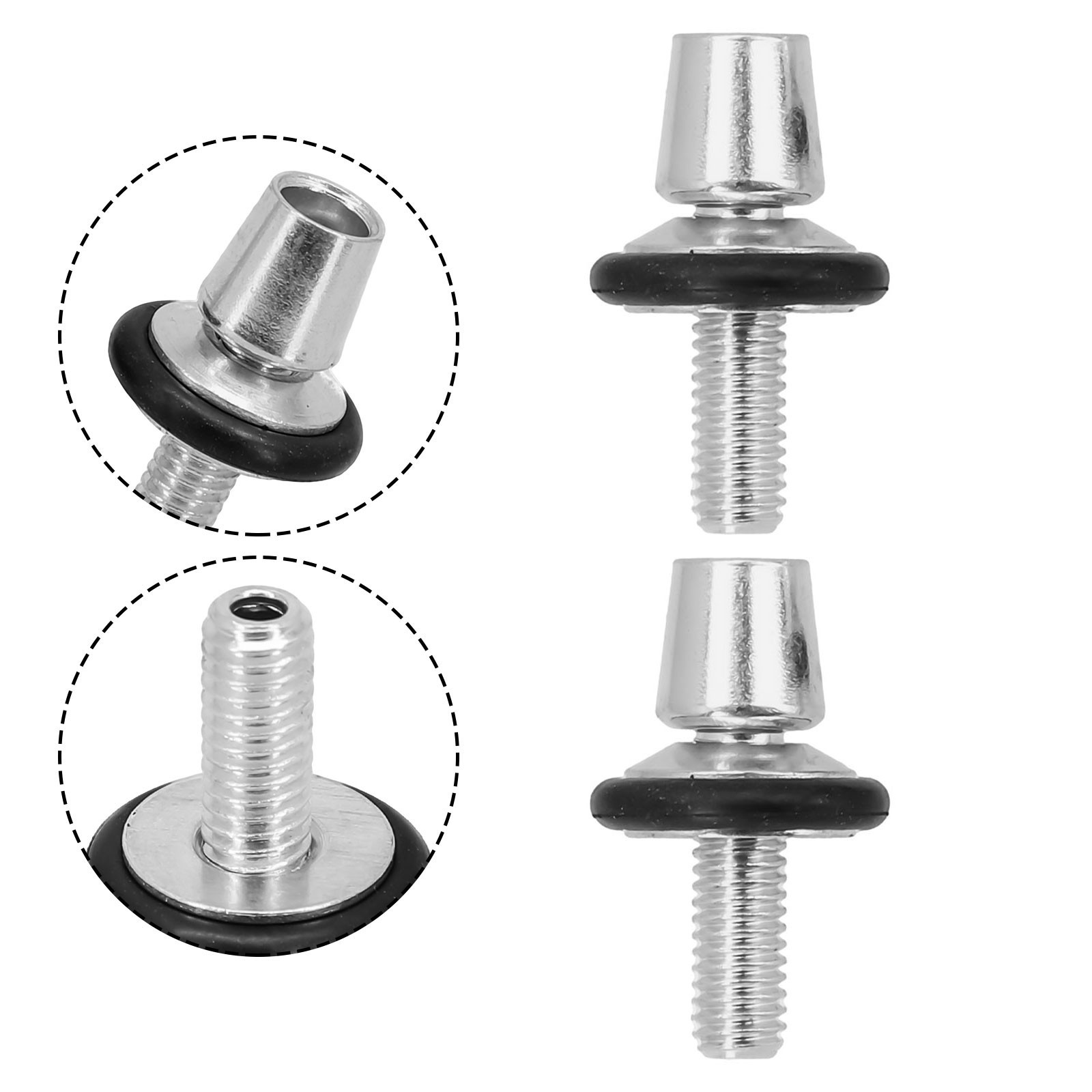 Enhanced Bike Bicycle C-V Brake Caliper Cable Adjusters M6 (78 Characters)