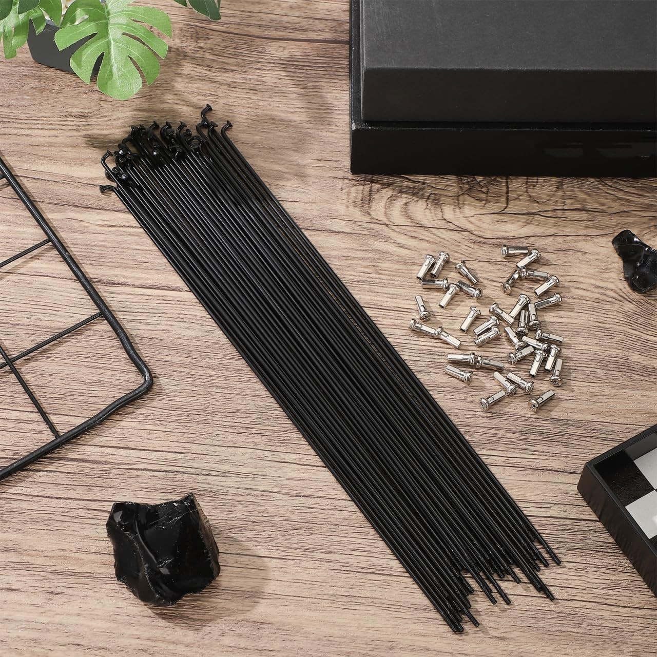 36-Piece Bicycle Spokes Set – 260mm Stainless Steel for Versatile Bikes