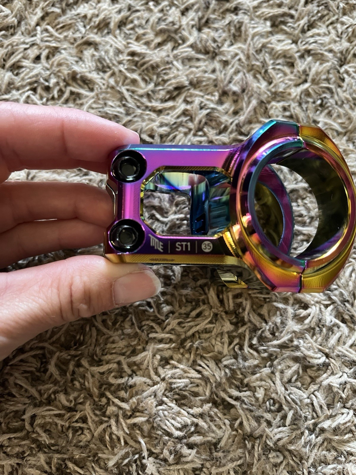 Title MTB ST1 Stem – Oil Slick – 35mm (new without tags or packaging)