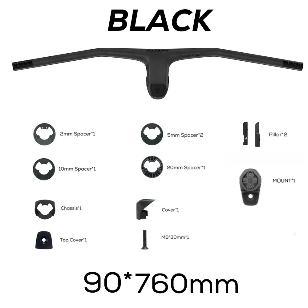 SYNCROS -20 Degrees Carbon Fibre Integrated Mountain Bicycle Handlebar 740MM