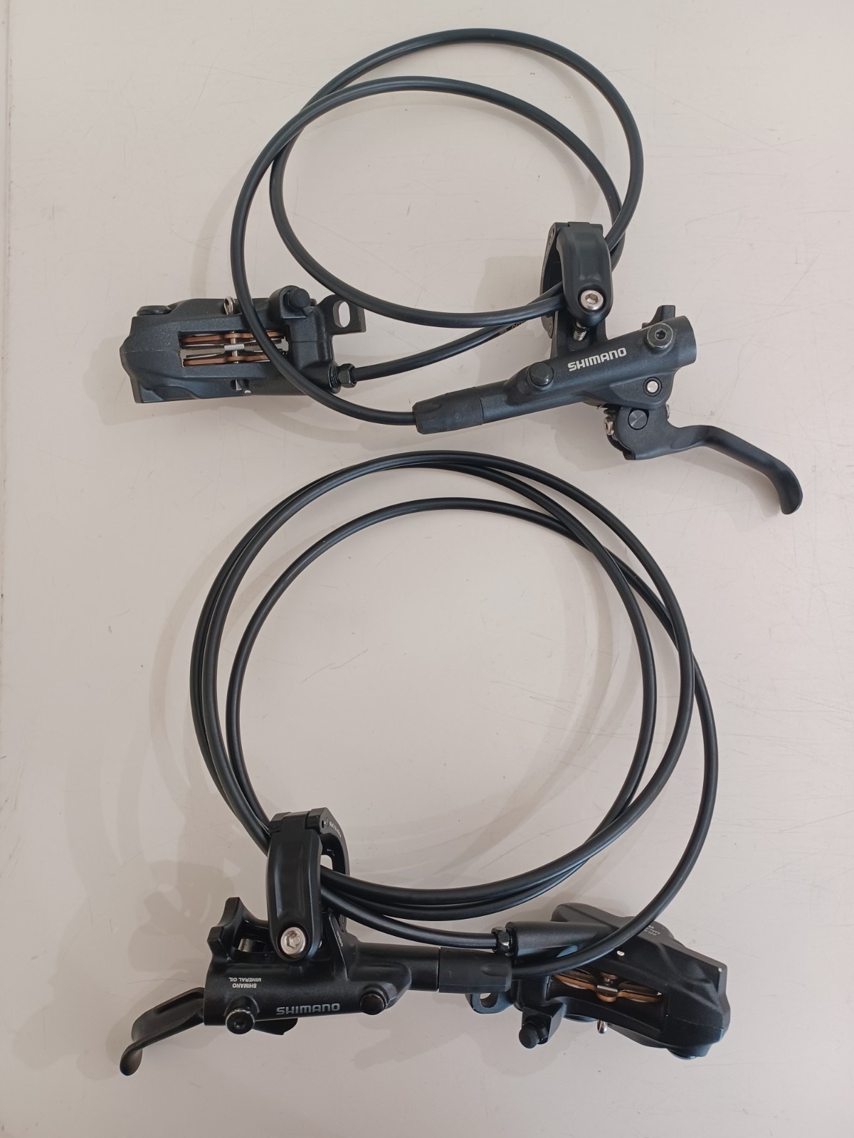 Shimano Deore Brakes BL-6100 Levers BR-6120 4 Pot Calipers Left Right Front Rear