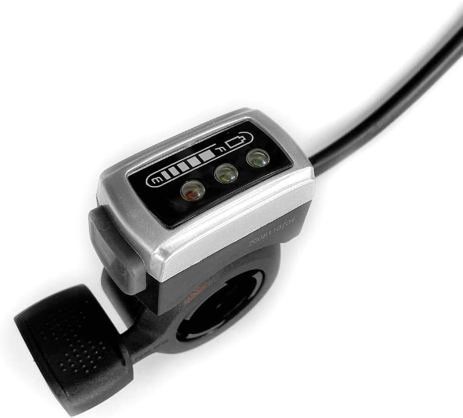 L-Faster Thumb Throttle for 24V/36V / 48V Bike with Power Indicator Wuxing Brand