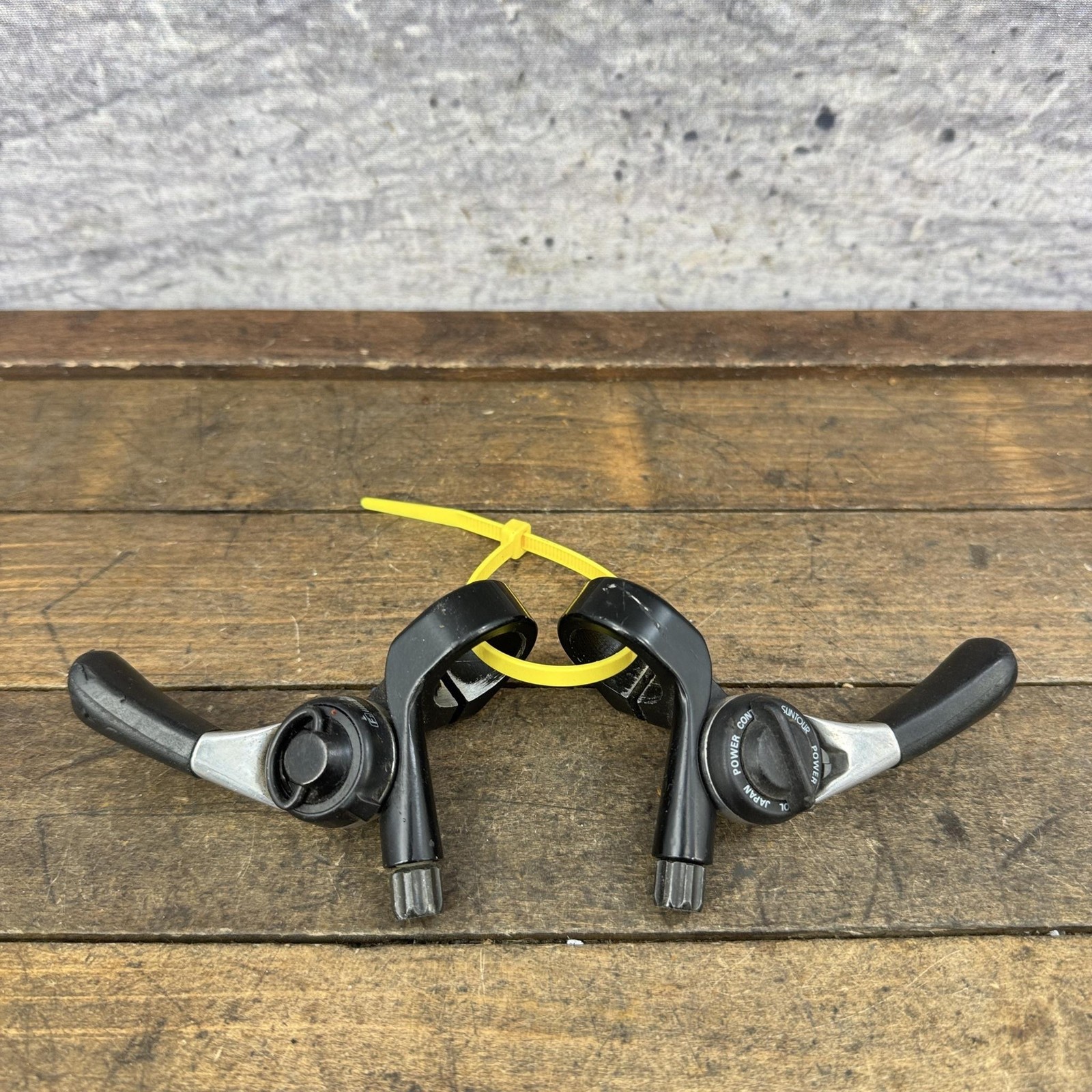 Vintage Suntour XC 7 Speed THumb Shifter Set Power Control Accushift 90s MTB
