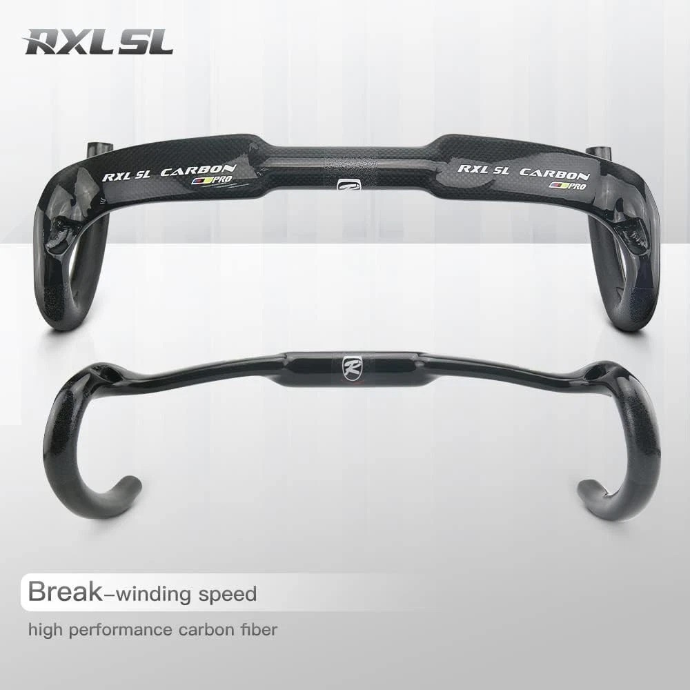 Lightweight Carbon Fiber Drop Handlebars 42mm Handlebar 31.8
