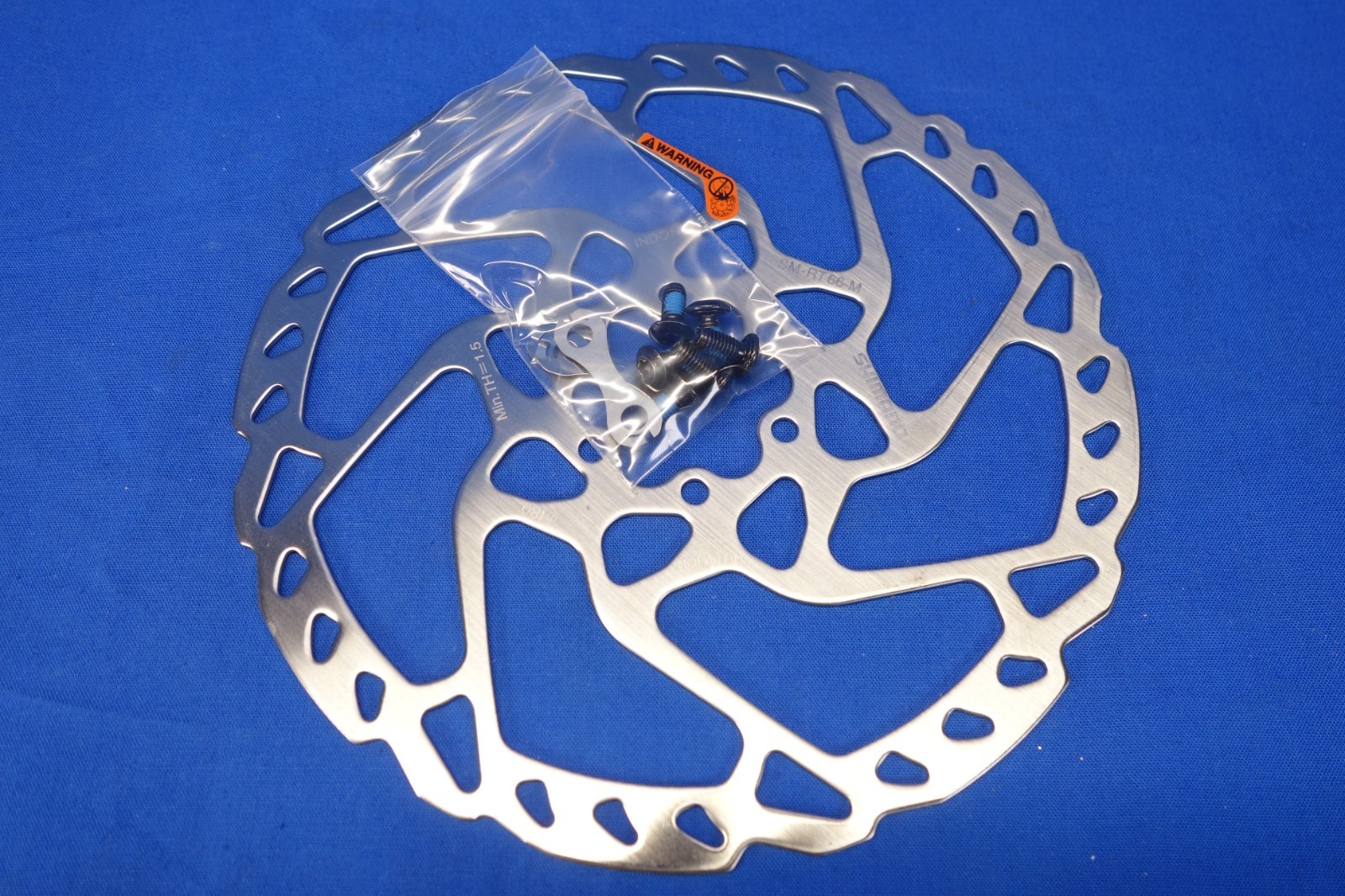 New Shimano SLX SM-RT66-M Disc Brake Rotor – 180mm – 6-Bolt w/Bolts