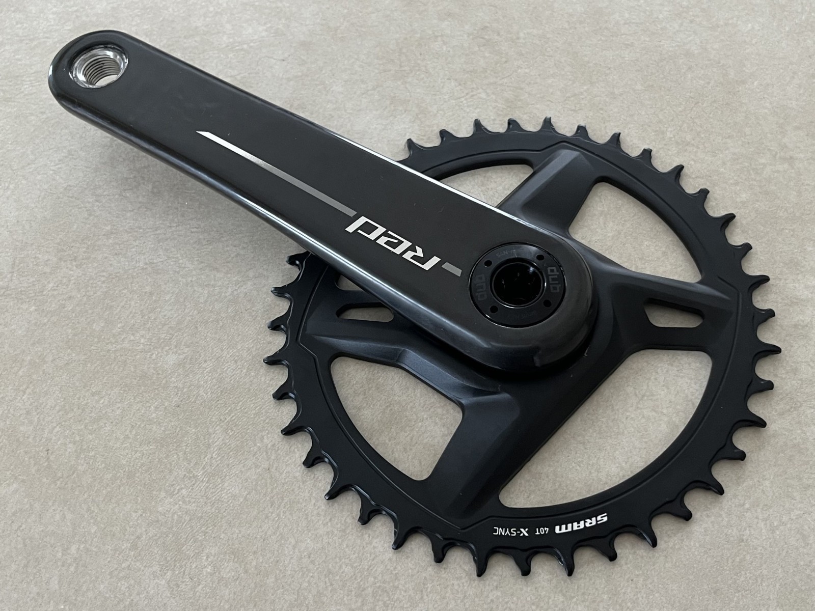 New SRAM Red XPLR Wide DUB Carbon Fiber 170mm 40t 1x 12 13 Direct Mount Crank