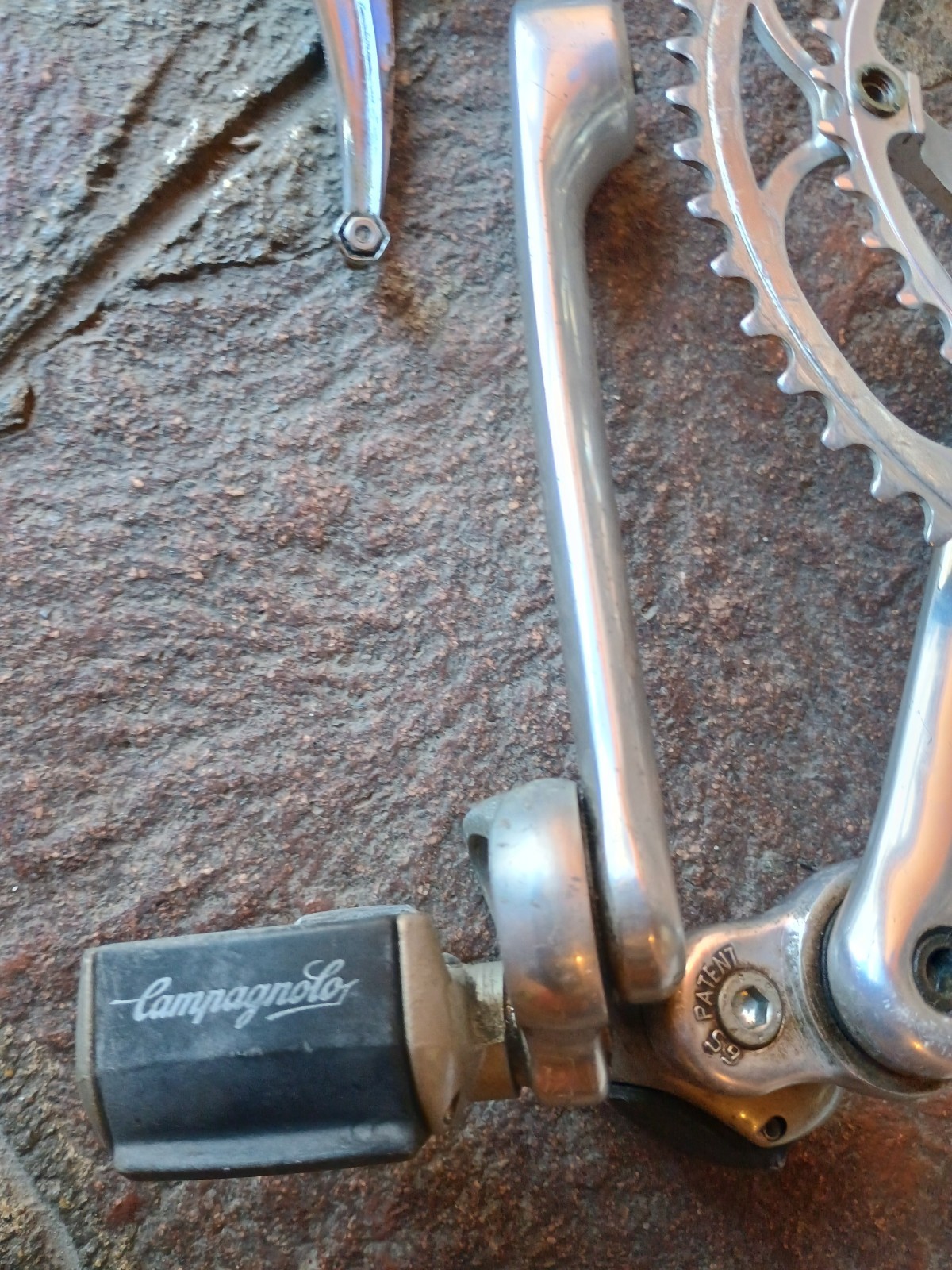 No Reserve Vintage Crankset Campagnolo C Record Crankset 172.5mm 52/39+ FD Etc