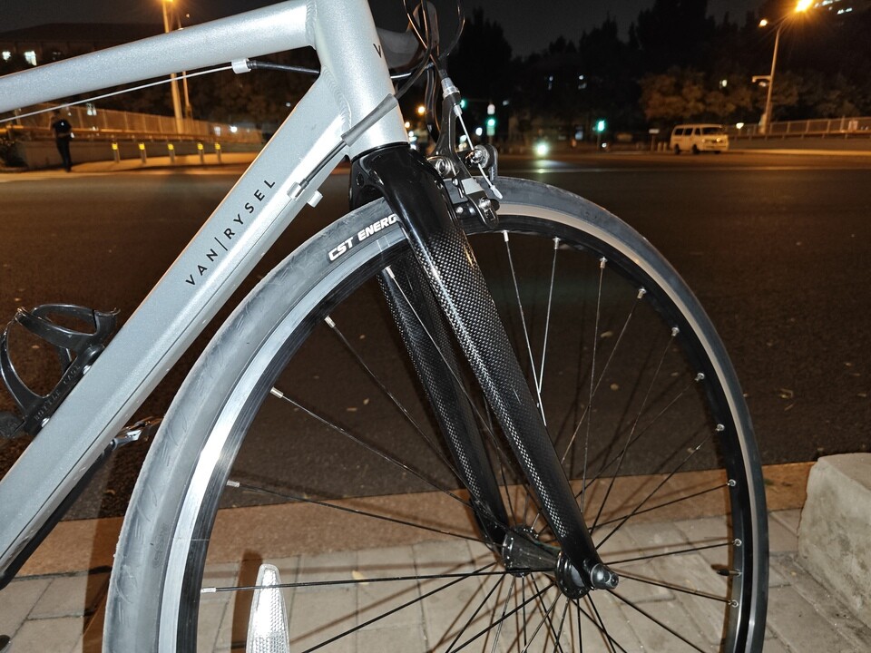 Carbon Fiber Road Bike Fork 700C Rigid Straight Bicycle Fornt Forks C Brake QR