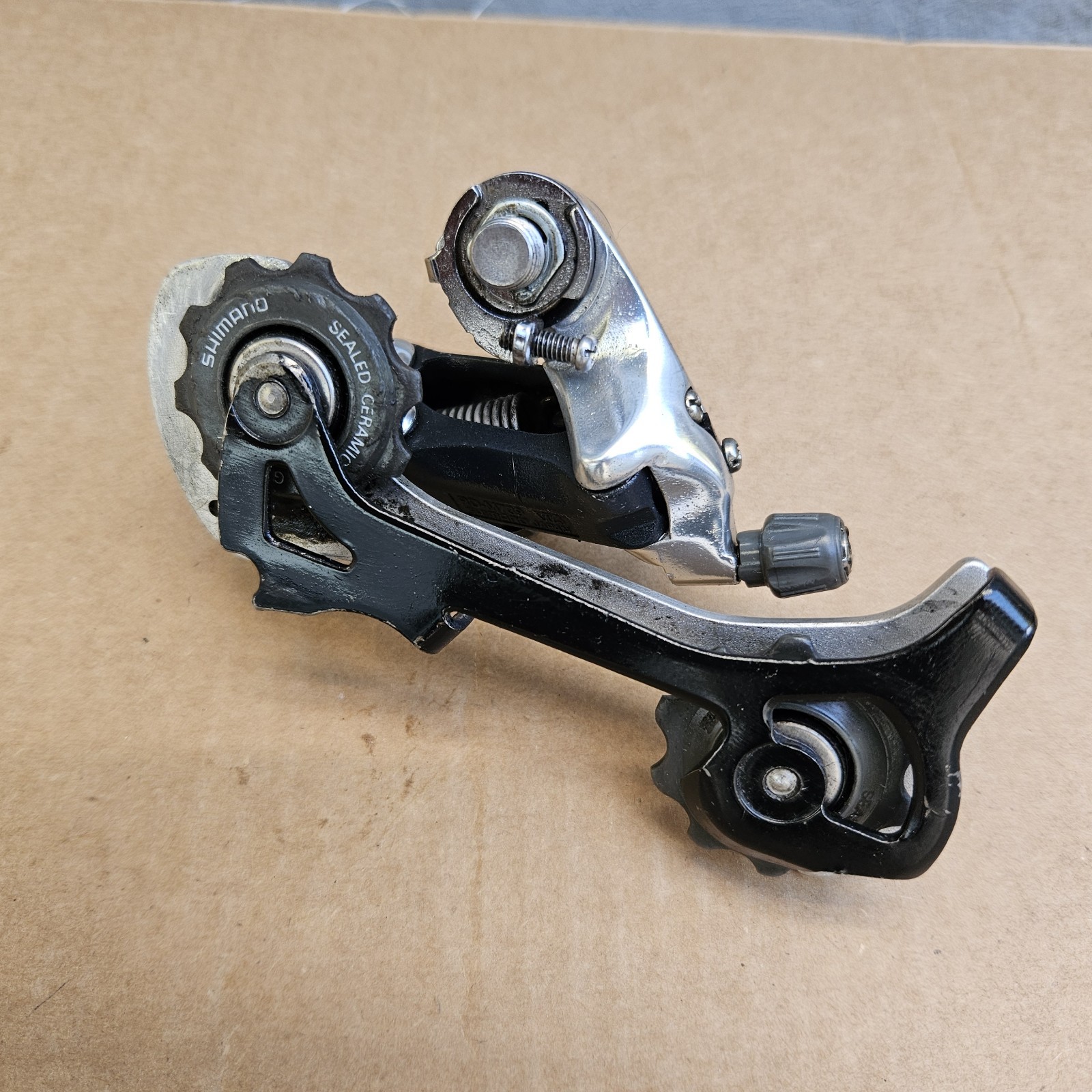 Vintage 90s Shimano Deore XT Rear Derailleur 8 Speed SIS Long Cage RD-M739 Japan