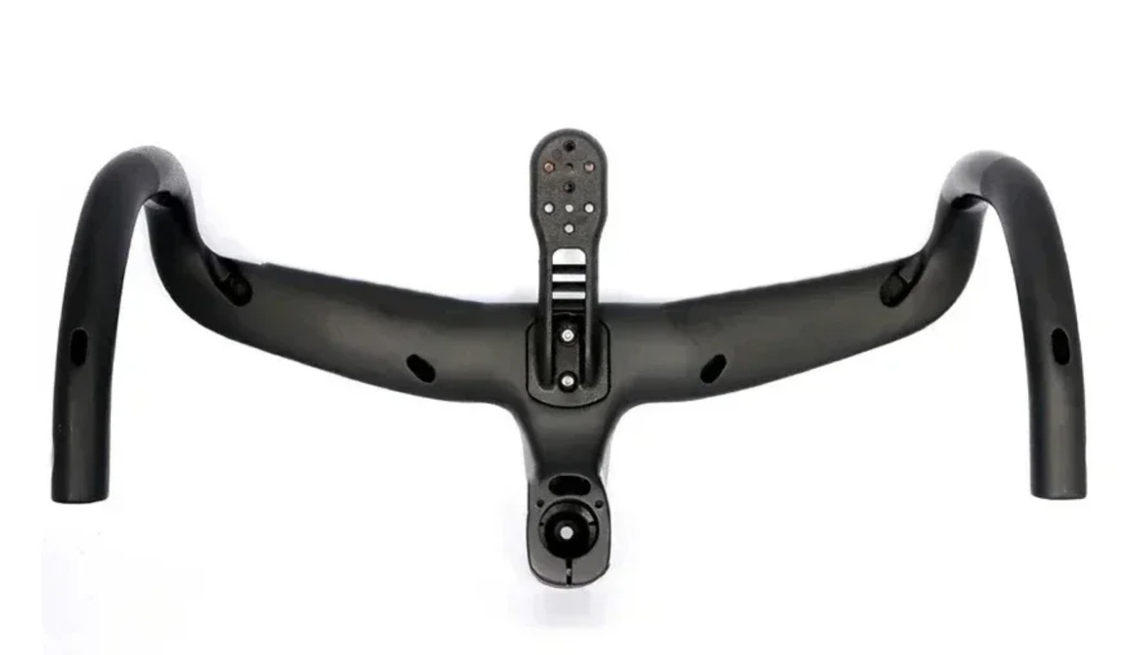 Carbon Fiber Road Bike Integrated Handlebar 400mm 420mm 440mm Computer Mount
