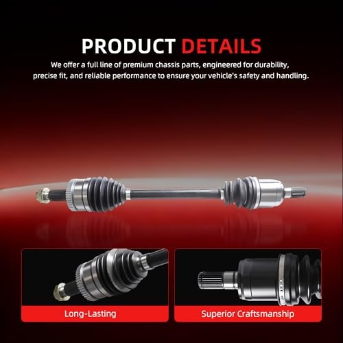 Front CV Axle Shaft Assembly for Hyundai for Sonata/Optima 2016-2019 L4 2.4L