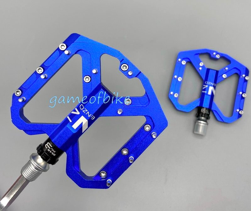 Non-Slip 9/16″ Road Bike Pedal Flat Platform MTB Fixie Bicycle Pedals 3 Bearings