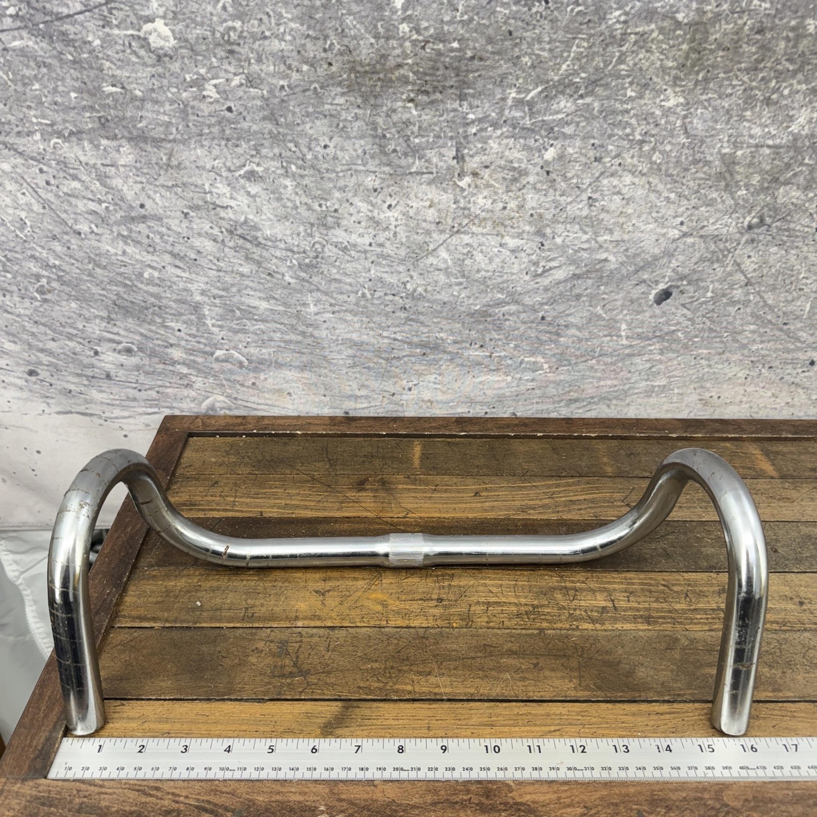 Vintage Nitto B111 Drop Handlebar 25.4 Clamp Fuji Steel Road Track Bar 80s 70s