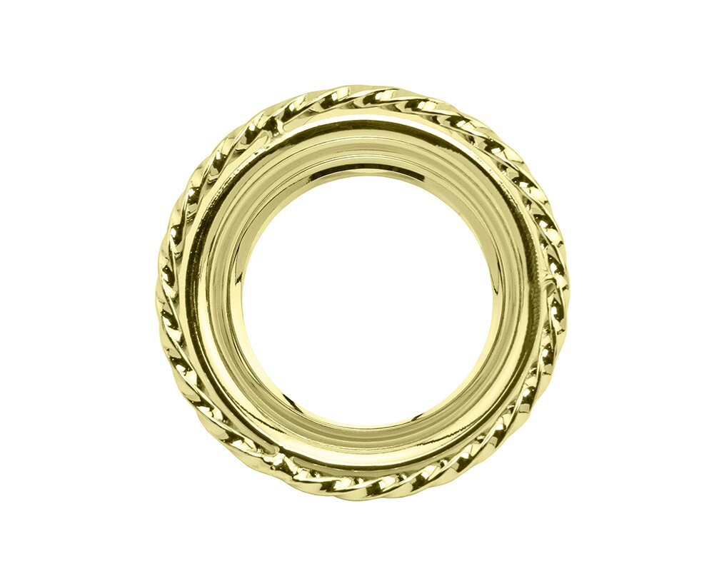 F&R LOWRIDER 51MM LONG SQUARE TWISTED GOLD BOTTOM BRACKET STEEL CUP.