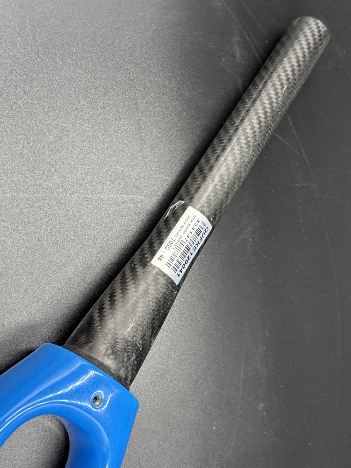 TREK Bontrager DOMANE Carbon Disc Fork Blue 48mm Rake Tapered 262mm Steerer