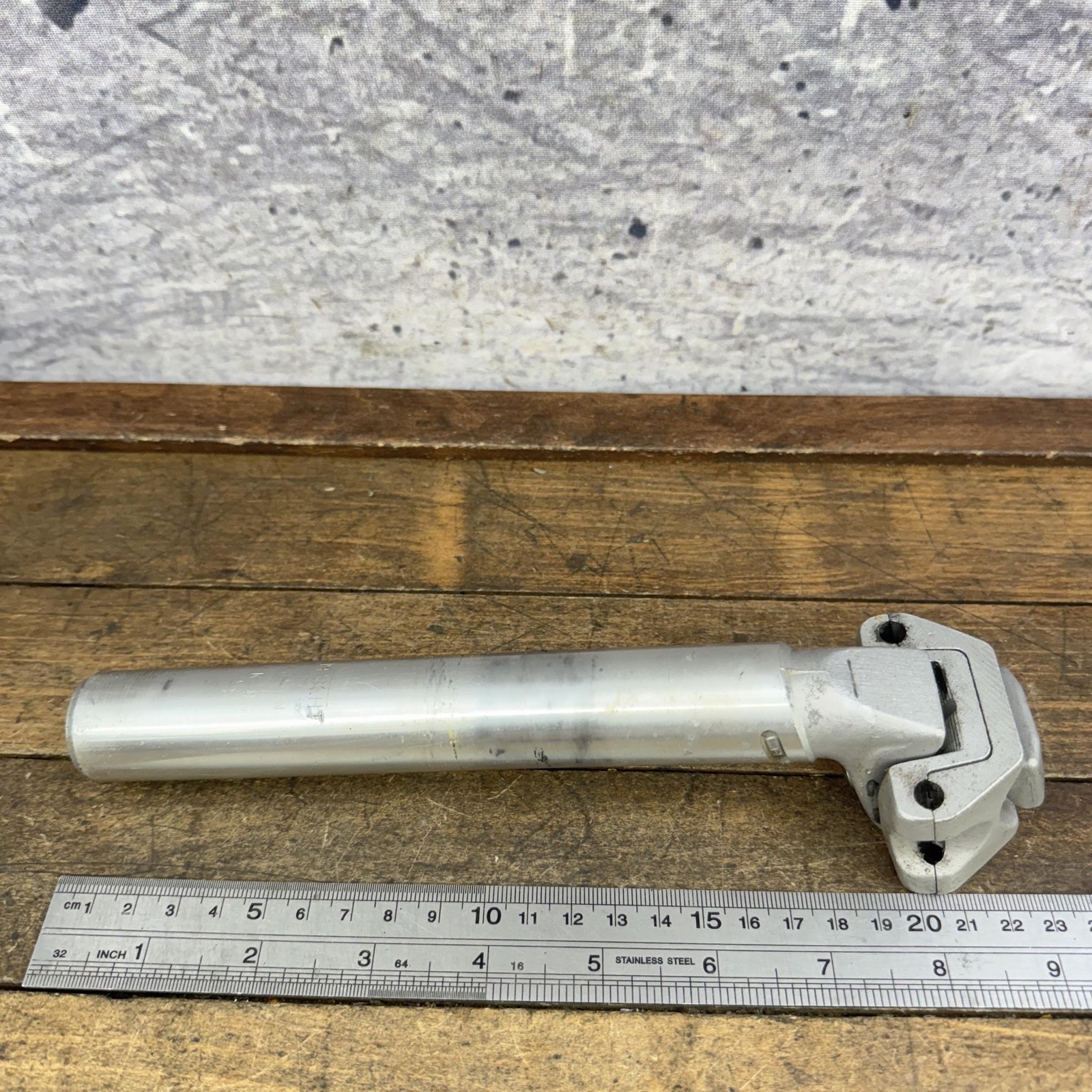 Vintage SR Sakae CR Seatpost 27.2mm Silver Alloy Japan K-86 320g Road MTB 1986