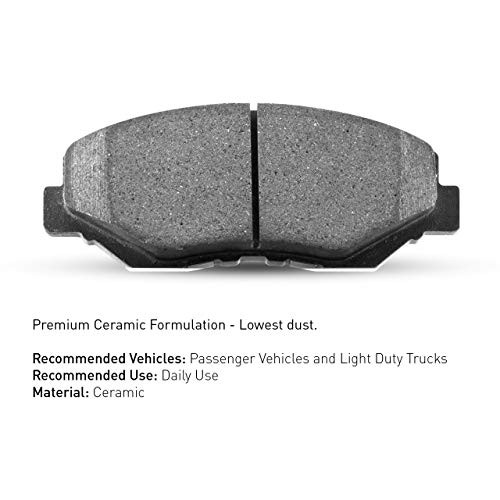 Front Ceramic Brake Pads Fits 2019-2022 Genesis G70; 2018-2021 Kia Stinger|