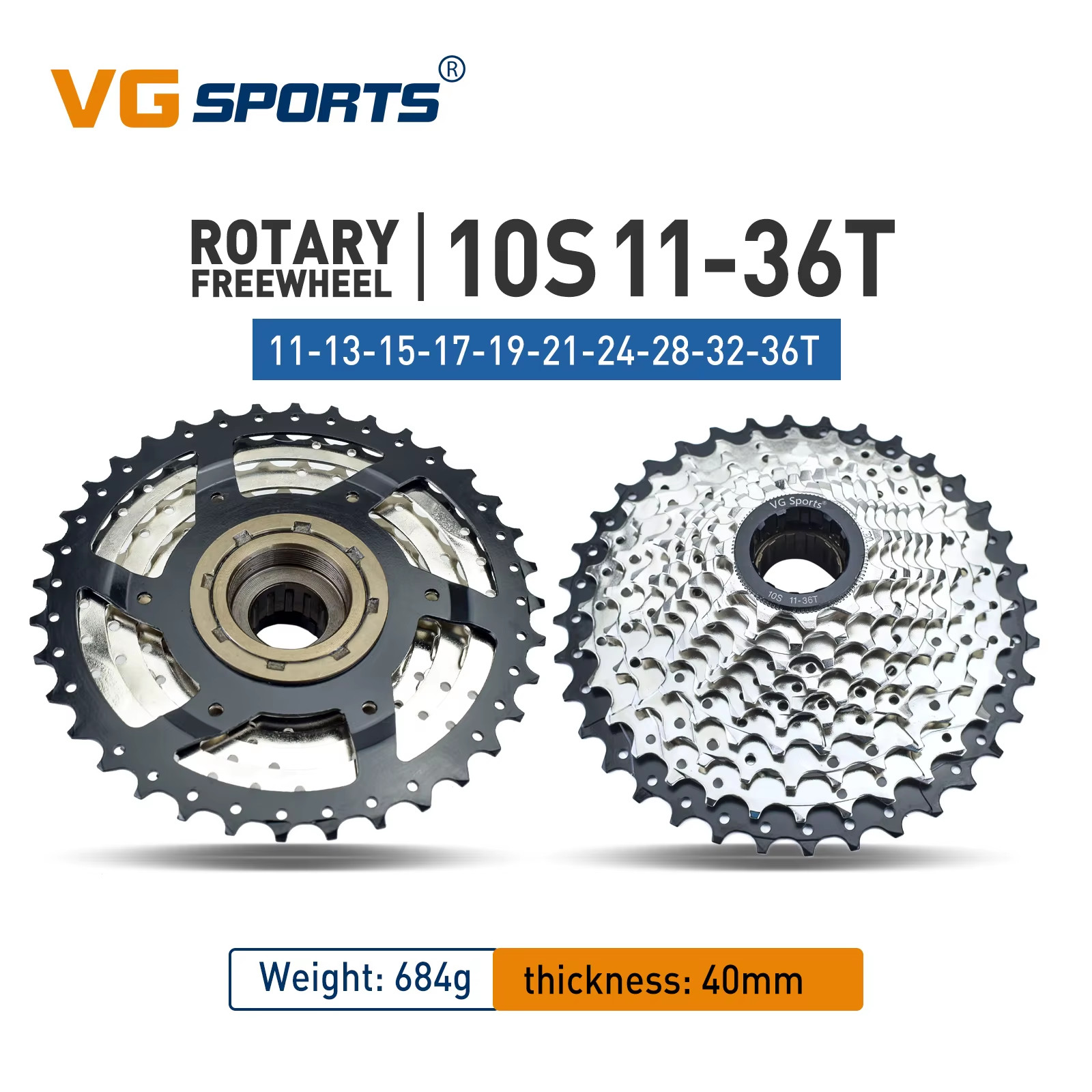 Bike Sprocket 5/6/7/8/9/10/11 Speed Thread Freewheel 14-28T 13-28/32T 11-32/36T