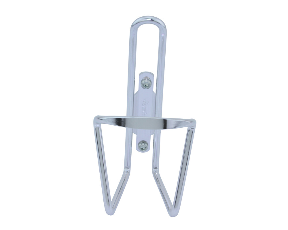 Silver Alloy Cage Water Bottle Holder Rack W/ BOLT Beach Cruiser, Mountain Bike.