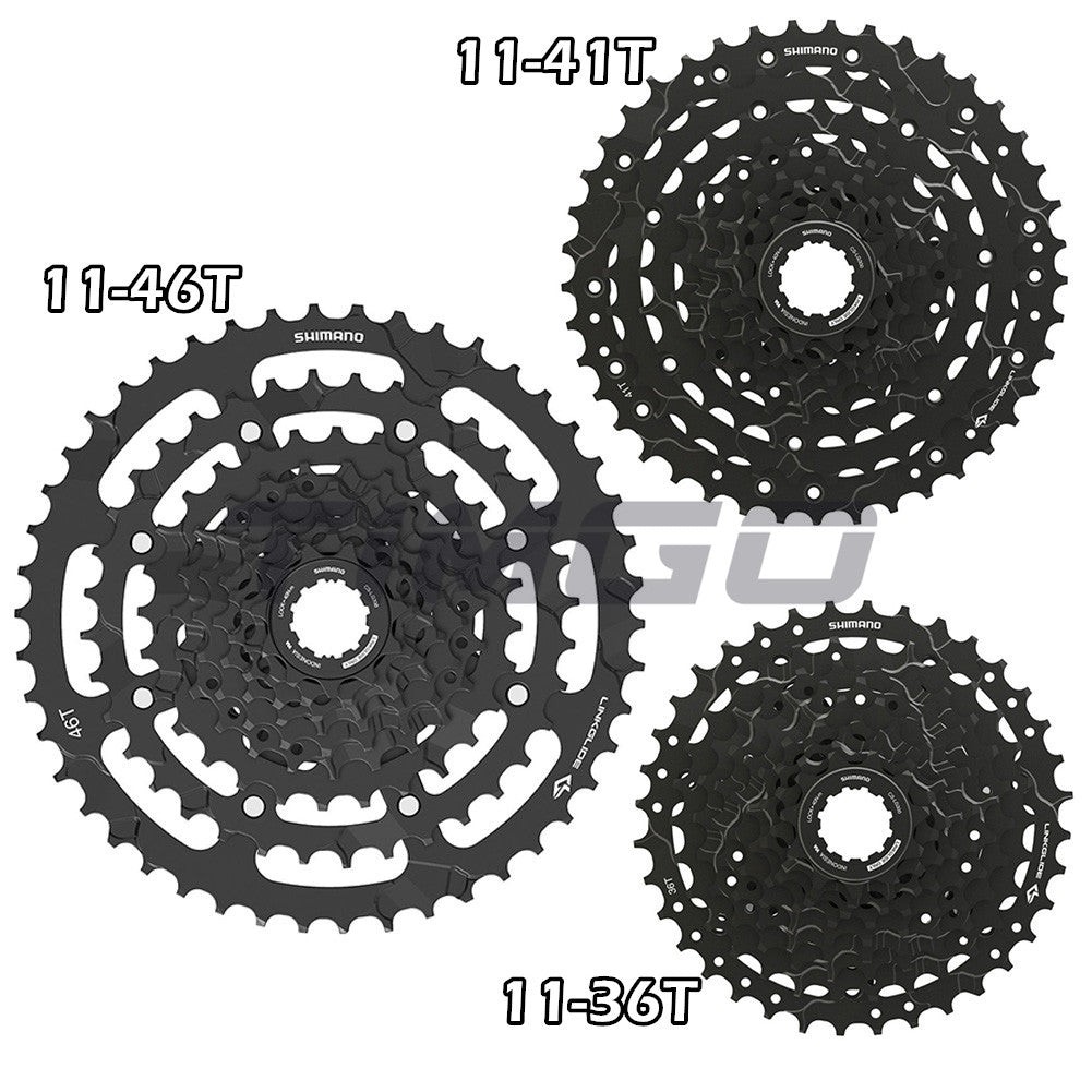 Shimano CUES MTB Bike LG300-9 9 Speed Cassette LINKGLIDE 11-36T/41T/46T
