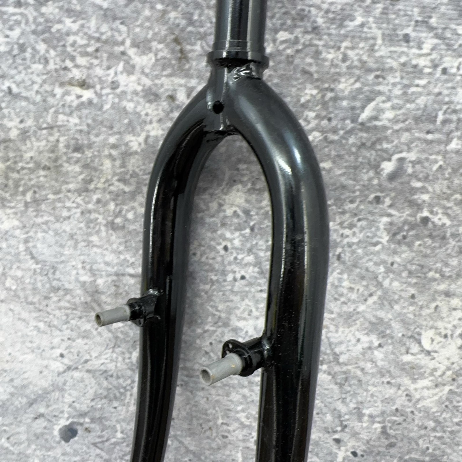 Vintage 26in Rigid Bike Fork 1 In Threaded NOS Canti V Brake QR Black Steel MTB
