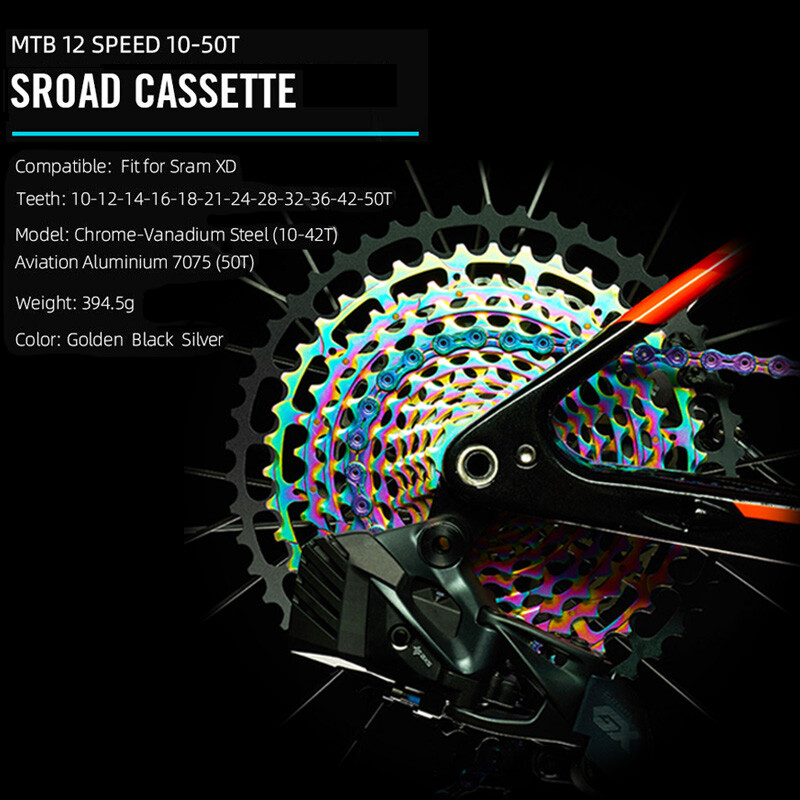 MTB 12Spd XD CNC Hollow Cassette 10-50/52T For Sram SX NX GX EAGLE Ultralight
