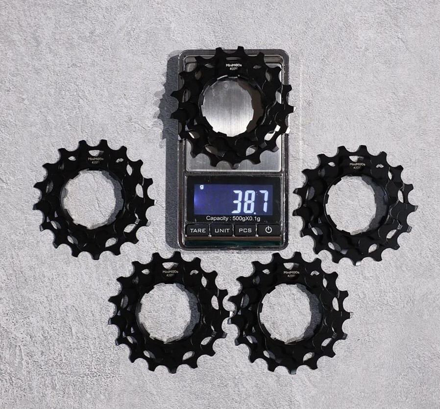 MiniMODs X3 Unibody Cog Set for Brompton 2S-3S/6S-9S Keep rear wheel & parts