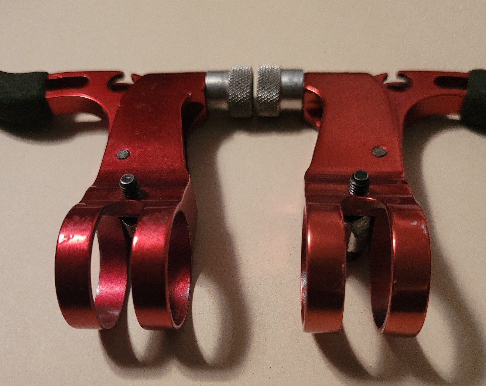 VINTAGE KOOKA-RACHA RED ANODIZED V-BRAKE LEVERS
