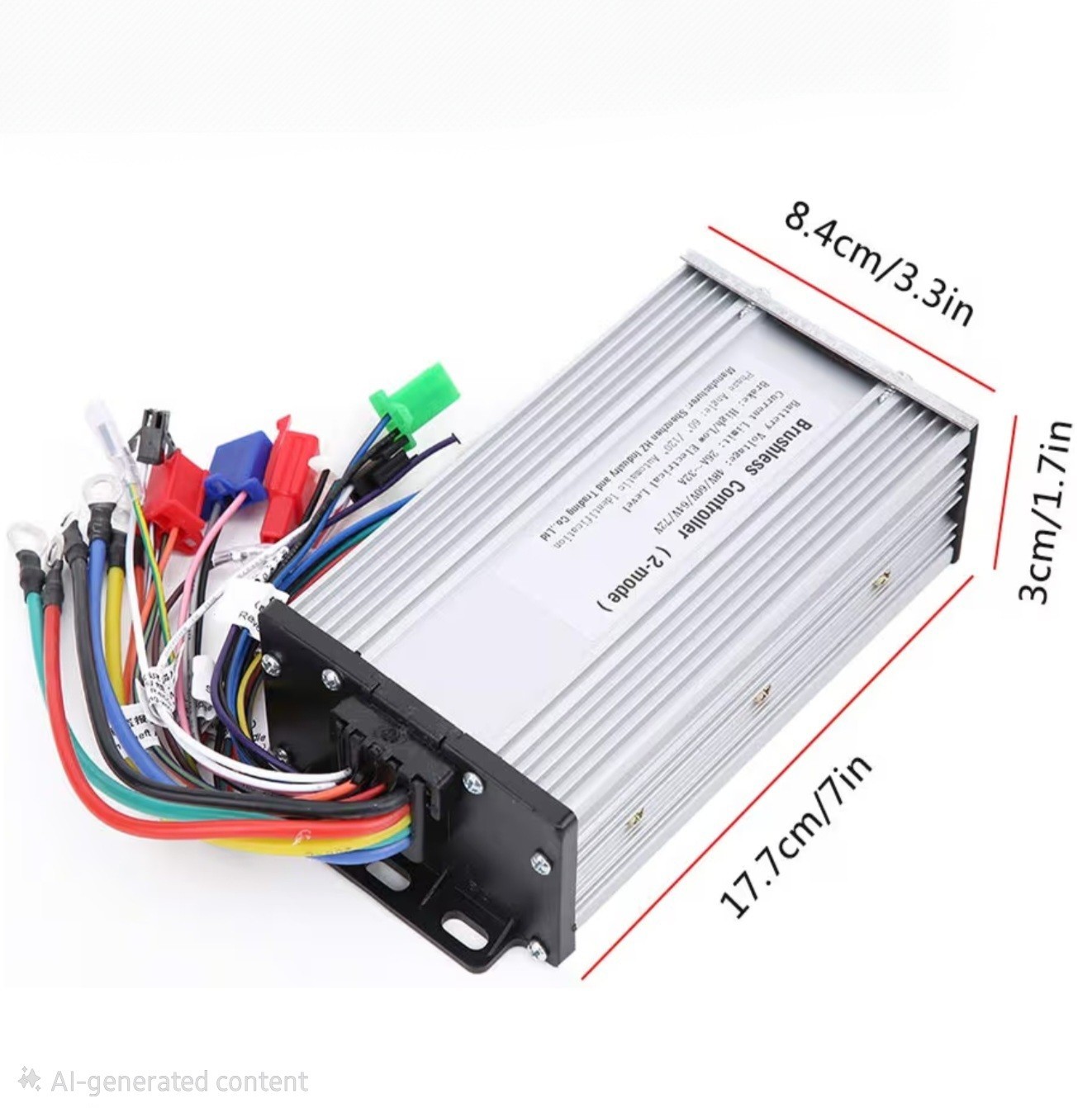 Ejoyous Motor Brushless Controller, 48V 60V 64V 72V High Power Dual Mode 12 Tube