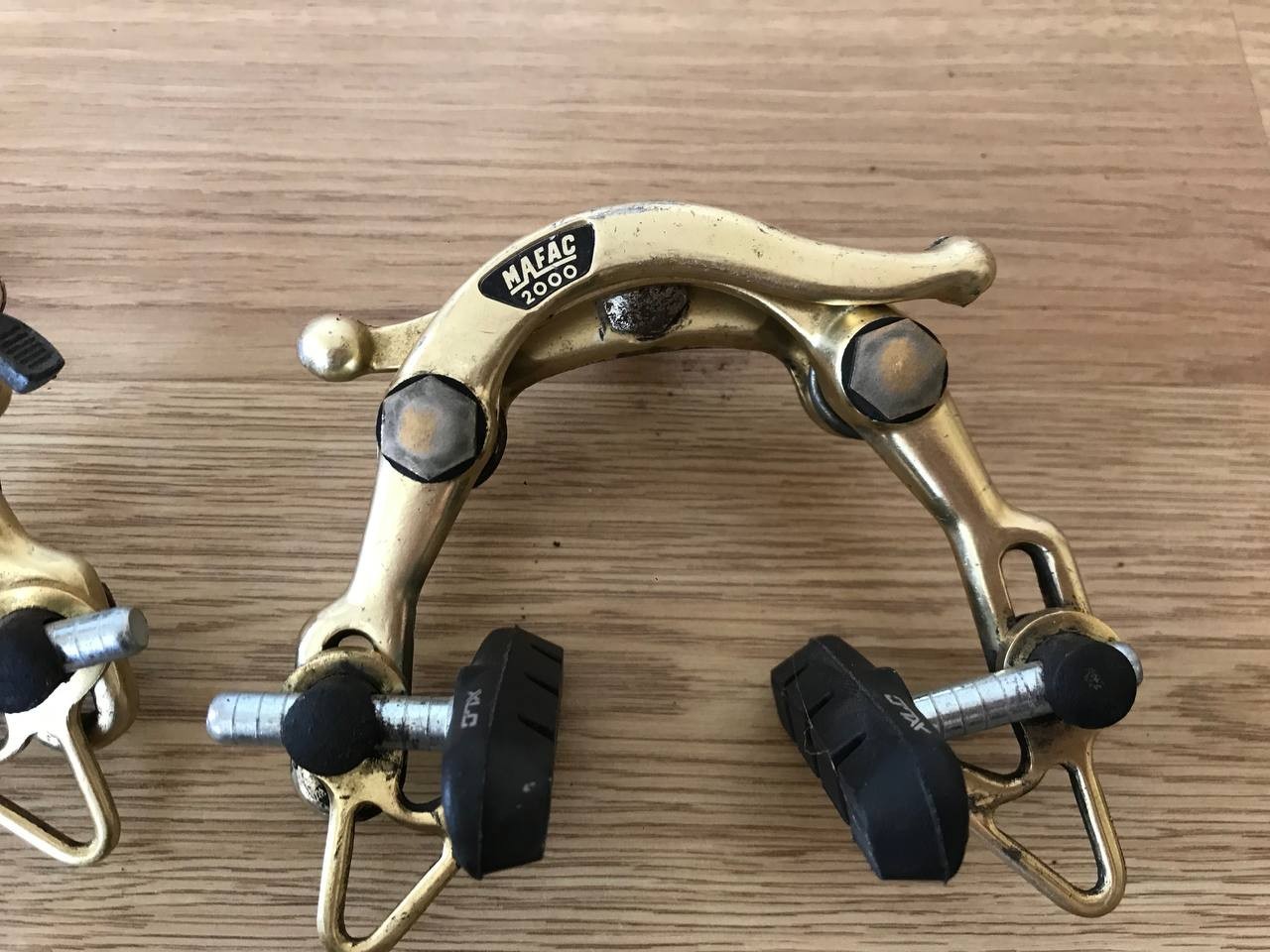 caliper center pull brakes Mafac 2000 Gold Edition