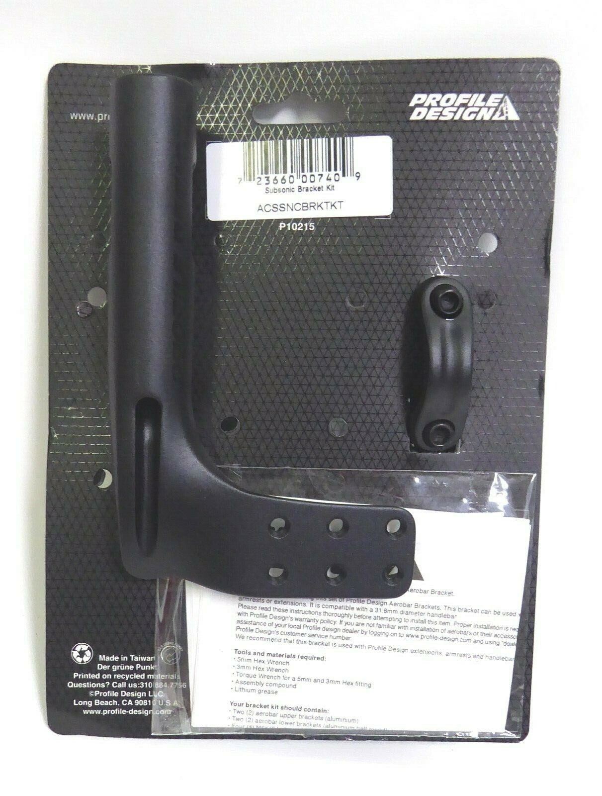Profile Design Subsonic Aerobar Bracket Kit