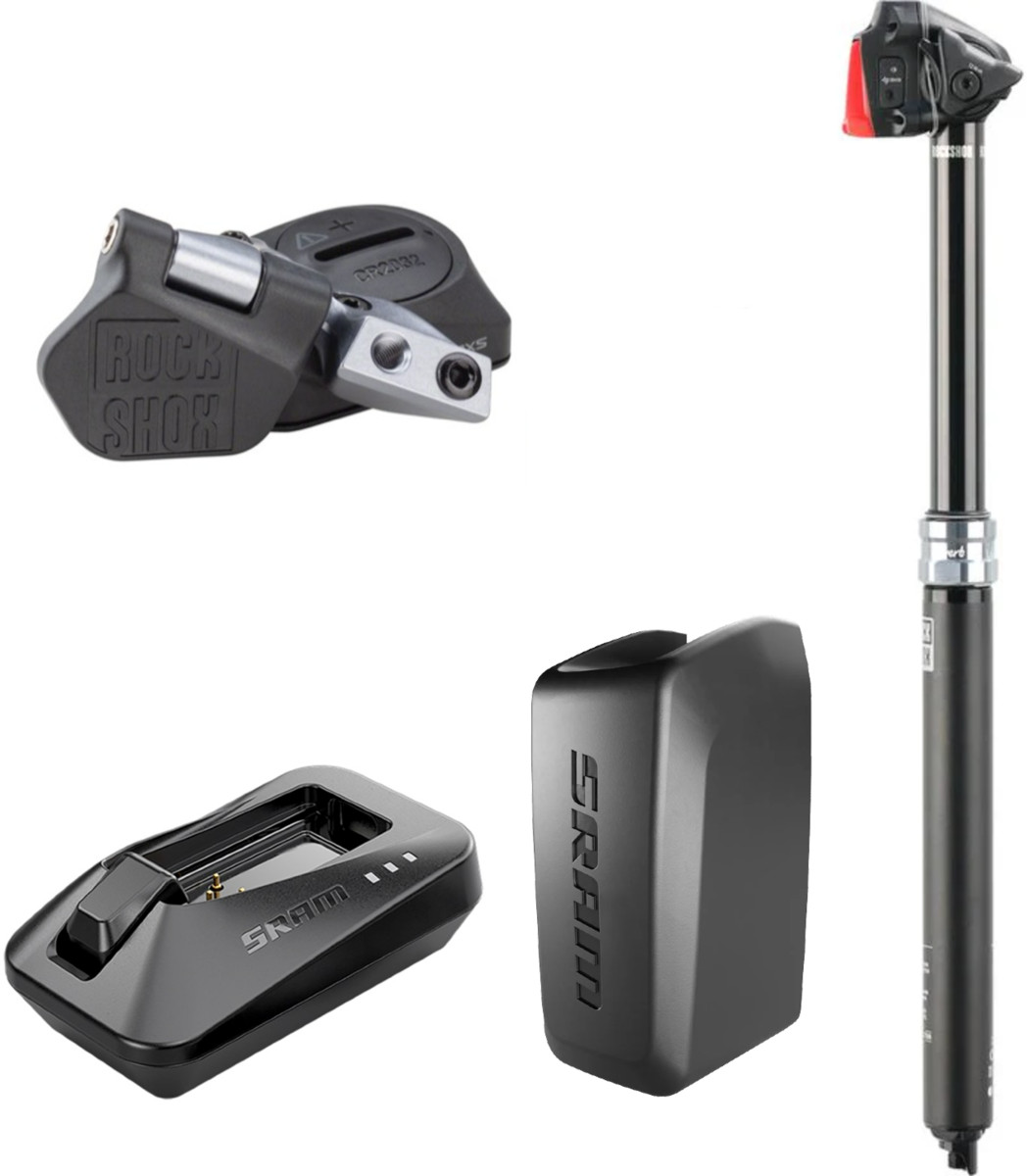 RockShox Reverb AXS A1 Kit – Seatpost, Battery, Charger, Optional Controller