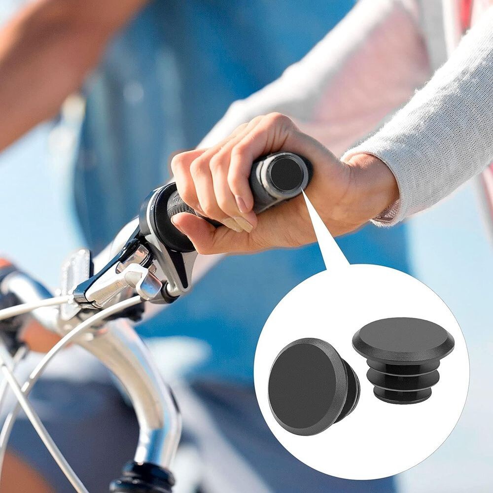 20x Plastic Handlebar Bar End Plugs Caps for Road Mountain Bike Bicycle C151