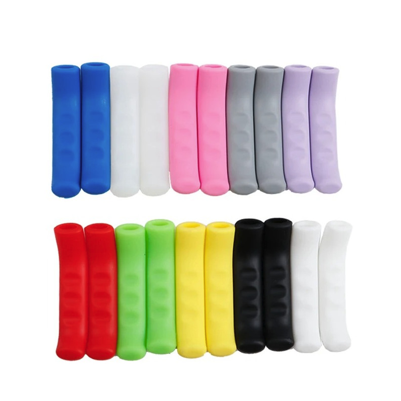 1 Pair Silicone Bike Brake Lever Grips Protective Cover Cycling Accessory – NEW