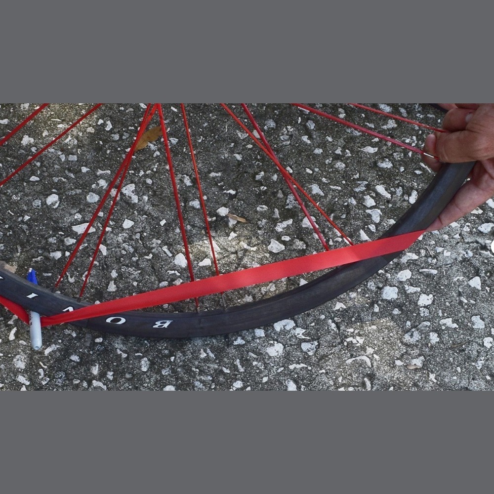 Red Bicycle Wheel Rim Strips – 700c x 20mm – 2 pack – Alternative to Rim Tape