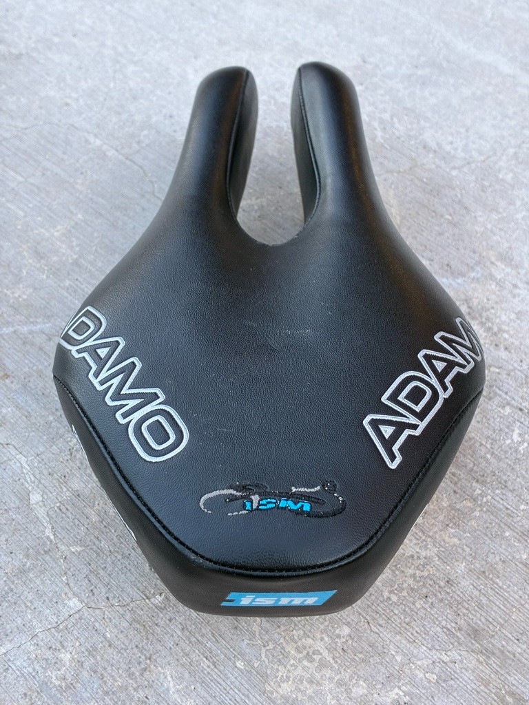 NOS ISM Adamo Gel Road TT/Tri Split Nose Saddle | CrMo Rails / Made in Taiwan