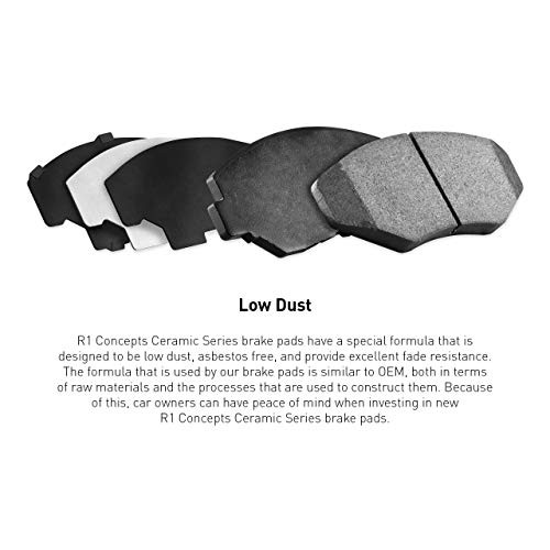 Front Ceramic Brake Pads Fits 2019-2022 Genesis G70; 2018-2021 Kia Stinger|