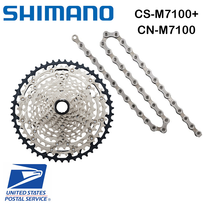 SHIMANO SLX 1X12 SPEED GROUPSET CS-M7100 CASSETTE 45T 51T CN-M7100