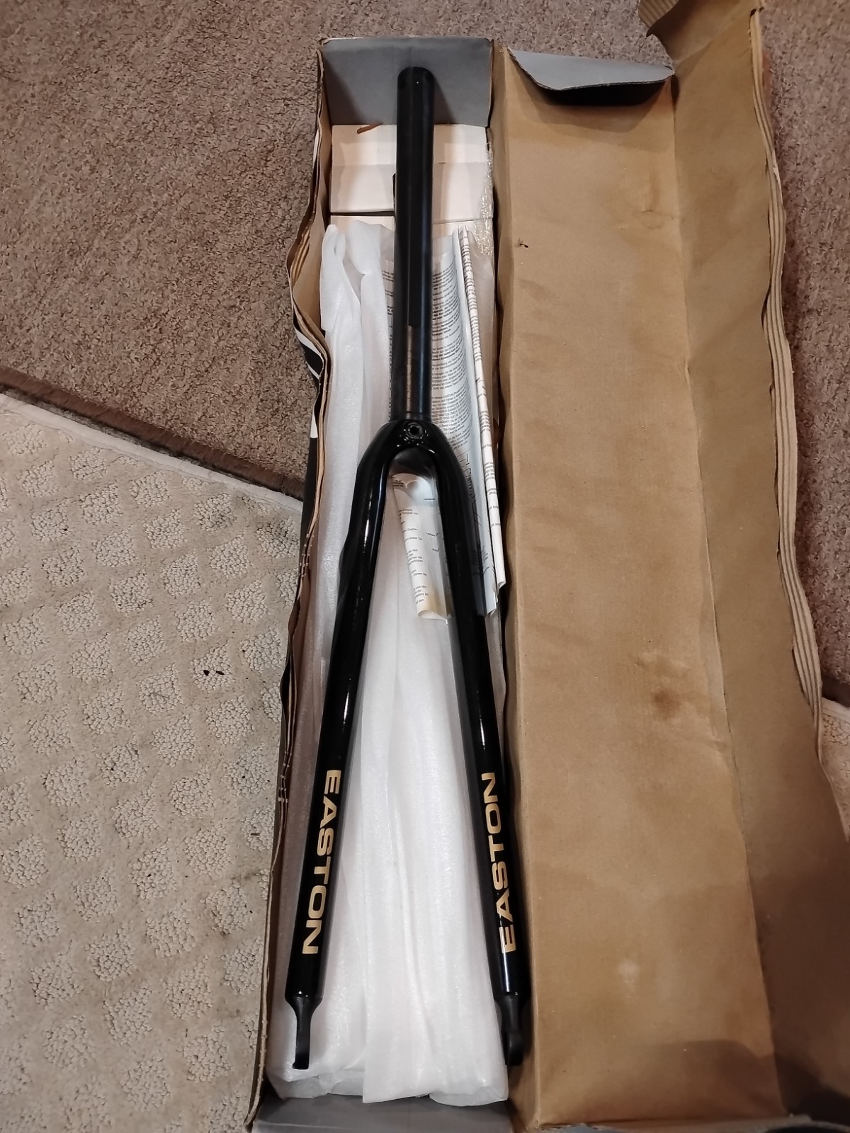 Easton EC90 SL Superlite Carbon Fiber Fork, NOS 300mm Steerer. New! 358g