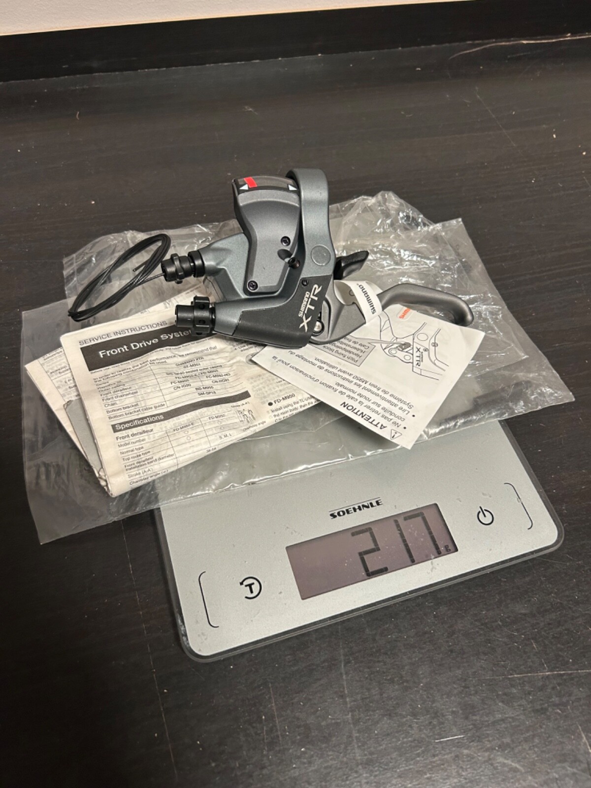 NOS Shimano XTR ST-M951 Left Shifter/Brake Lever Combo 3s NEW