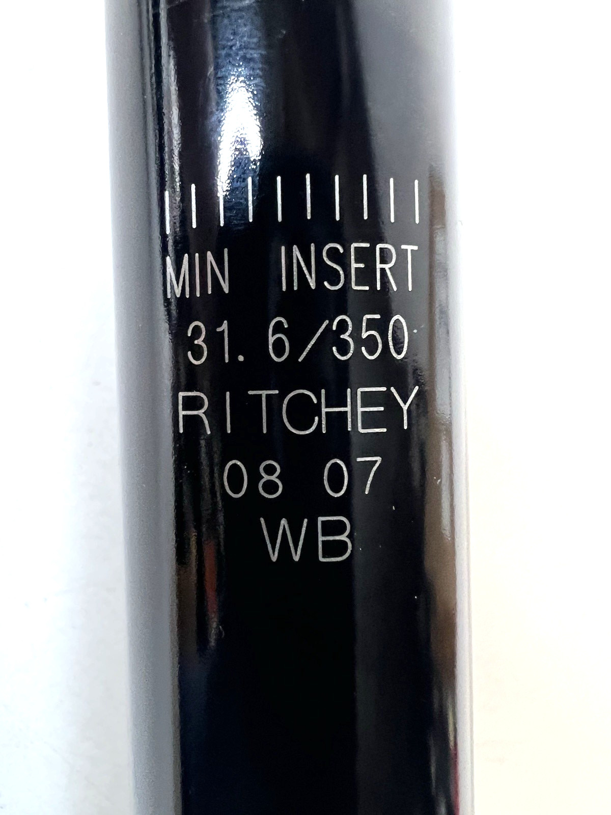 NEW Ritchey WCS 2 Bolt Black Aluminum Road Seatpost 31.6 350 08 07 WB