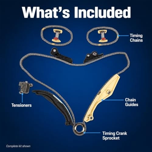 Timing Chain Kit Compatible with Explorer Mustang 2011-2017 | 3.5L 3.7L, 9