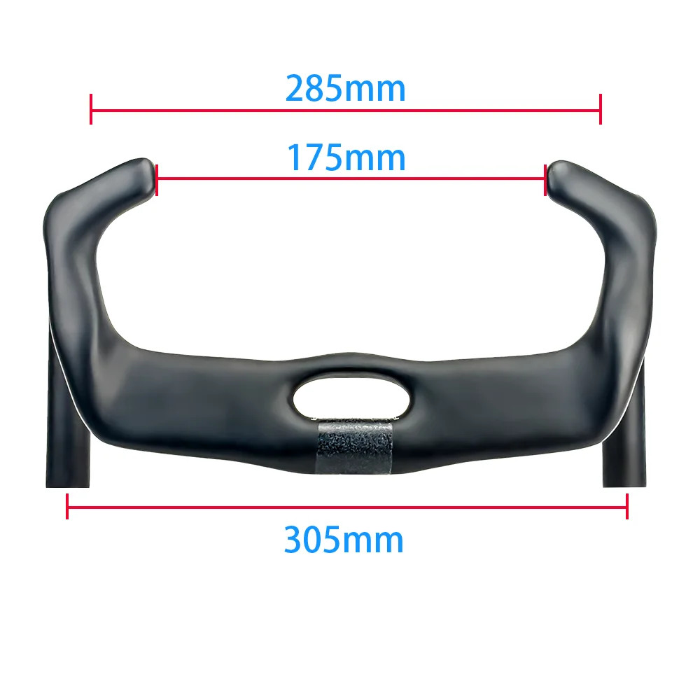 Carbon Fiber Track Cycling Bicycle Handlebar TT Bike Handlebar Matt 31.8mm