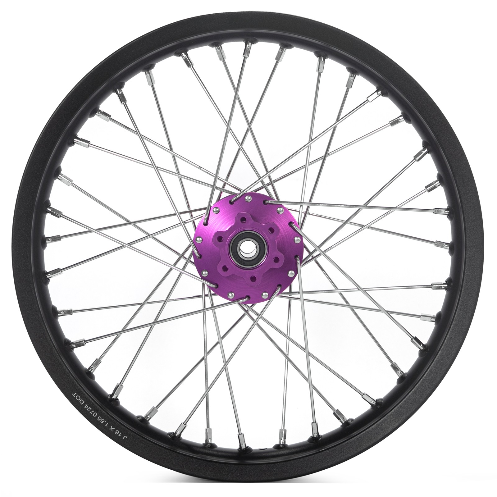TARAZON 16″x1.85 Spoked Rear Wheel Purple Hub For SurRon Light Bee LBX Dirt Bike