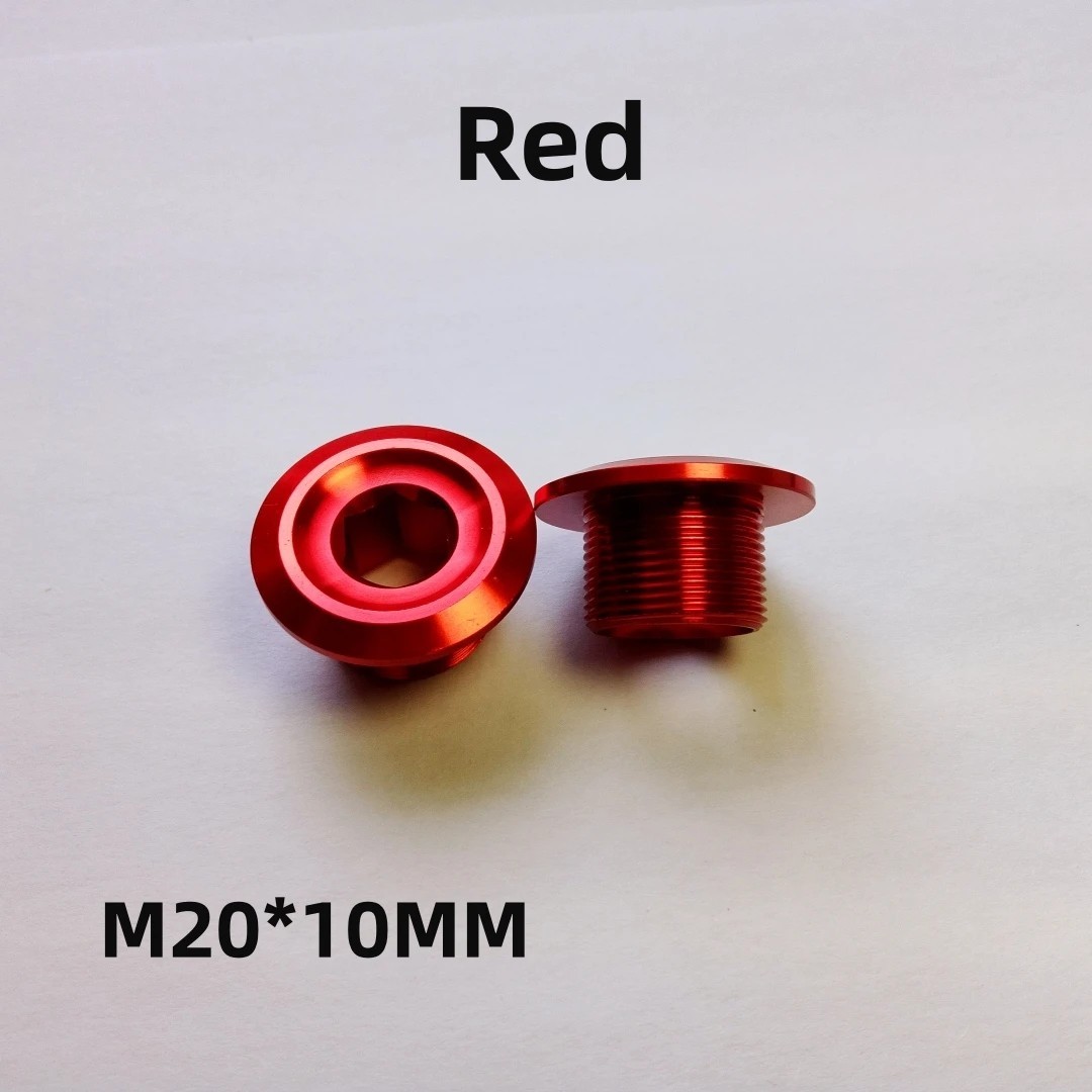 Bike Crank Arm Bolt M18 M19 M20 10mm BB Screw MTB Road Alloy CNC