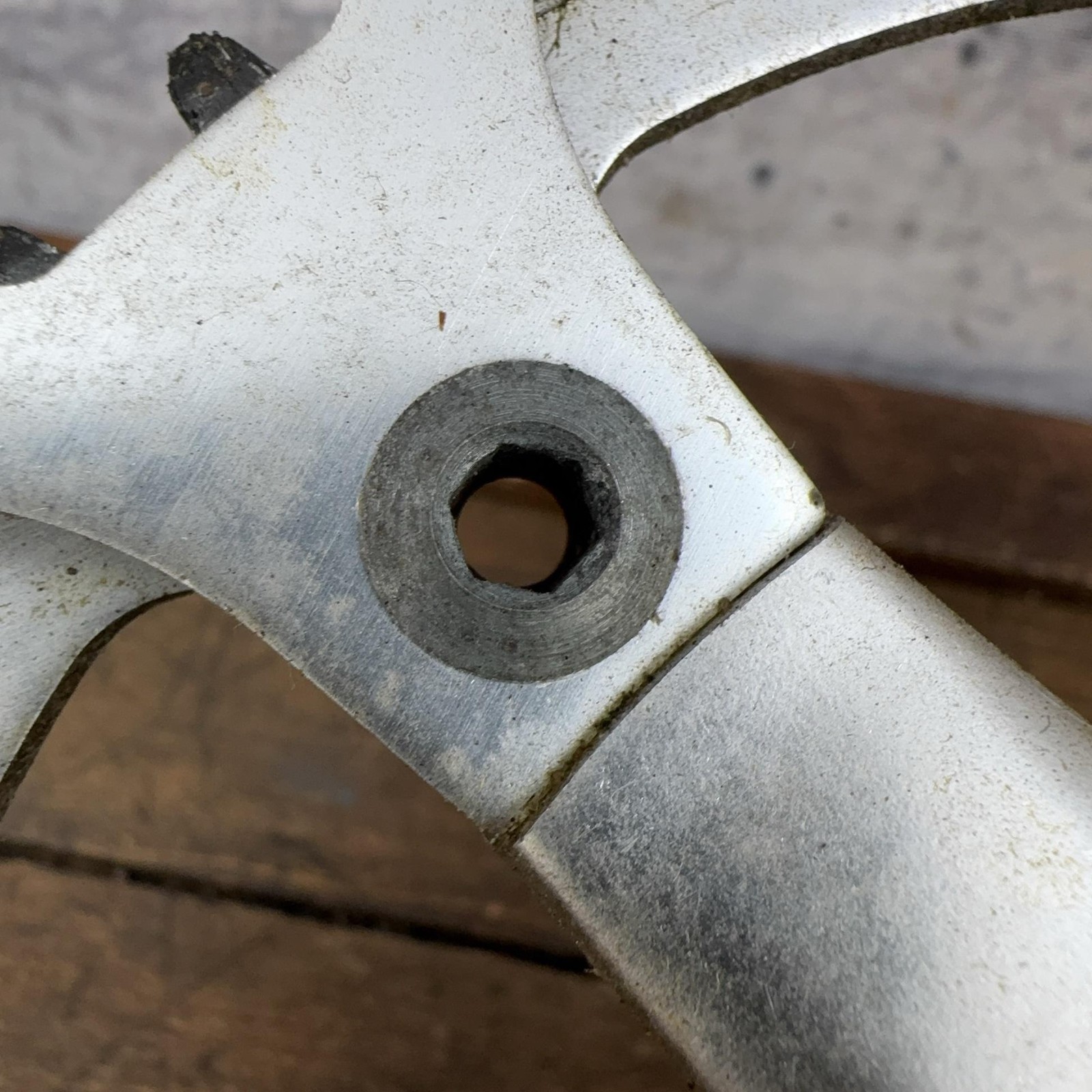 Vintage Stronglight Road Bike Crankset 170mm Double Square Taper Alloy France